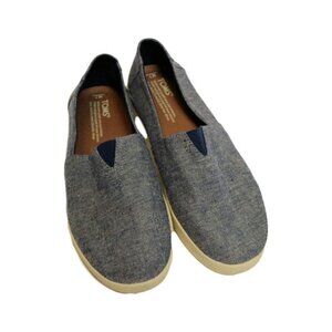 TOMS Men’s Chambray CloudBound Alpargata Shoes – Size 7 – Brand New